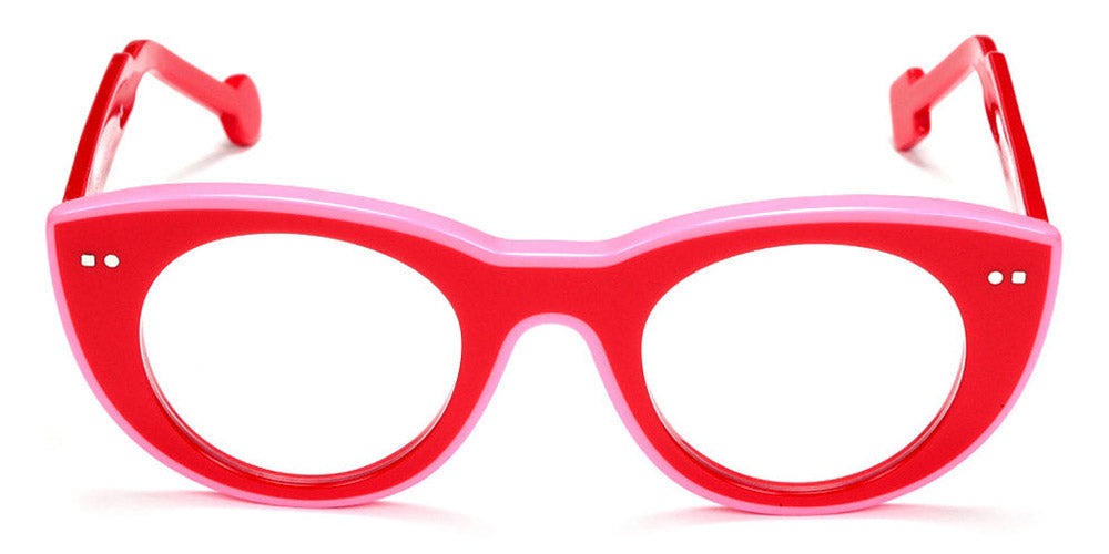 Sabine Be® Be Cute Line SB Be Cute Line 342 49 - Shiny Red / Shiny Neon Pink Eyeglasses