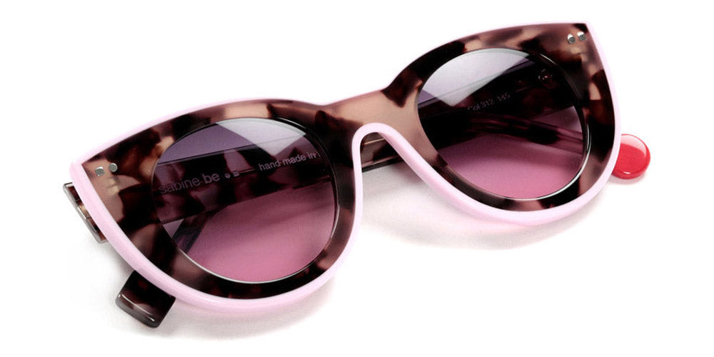 Sabine Be® Be Cute Line Sun SB Be Cute Line Sun 312 48 - Pinkish Tortoise / Shiny Baby Pink Sunglasses