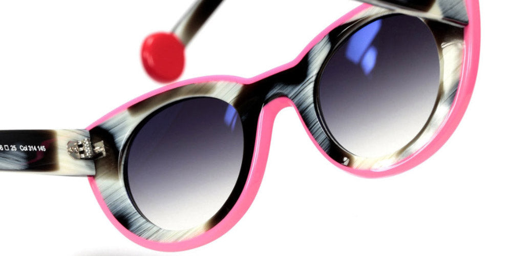 Sabine Be® Be Cute Line Sun SB Be Cute Line Sun 314 48 - Shiny Horn / Shiny Neon Pink Sunglasses