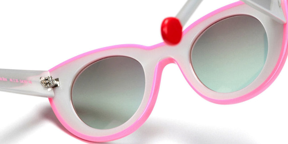 Sabine Be® Be Cute Line Sun SB Be Cute Line Sun 316 48 - Shiny Pearl Gray / Shiny Neon Pink Sunglasses