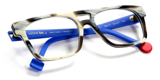 Sabine Be® Be Dandy SB Be Dandy 331 55 - Matte Horn / Matte Klein Blue Eyeglasses