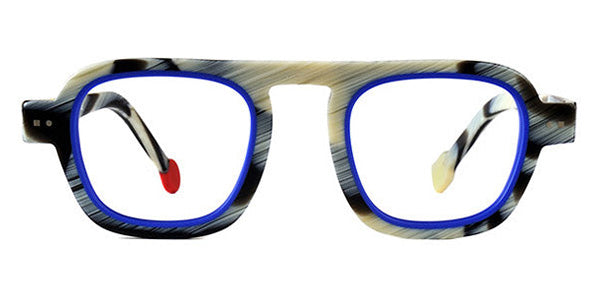 Sabine Be® Be Factory SB Be Factory 04 46 - Matte Horn / Matte Blue Klein Eyeglasses