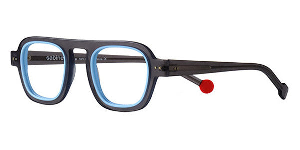 Sabine Be® Be Factory SB Be Factory 68 46 - Matte Baby Blue / Matte Translucent Gray Eyeglasses
