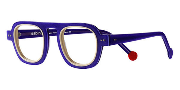 Sabine Be® Be Factory SB Be Factory 83 46 - Matte Purple / Matte Beige Eyeglasses