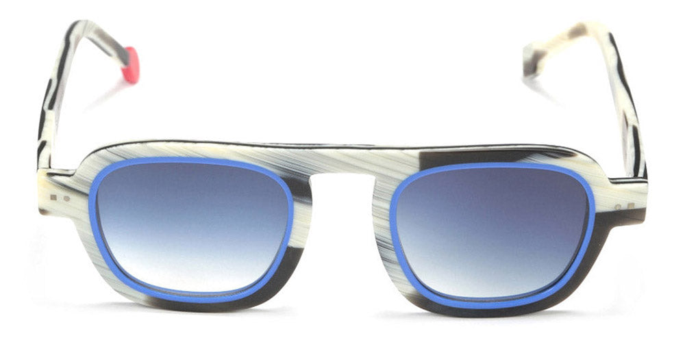 Sabine Be® Be Factory Sun SB Be Factory Sun 03 46 - Matte Horn / Matte Blue Klein Sunglasses
