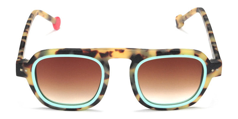 Sabine Be® Be Factory Sun SB Be Factory Sun 116 46 - Matte Tokyo Tortoise / Matte Turquoise Sunglasses