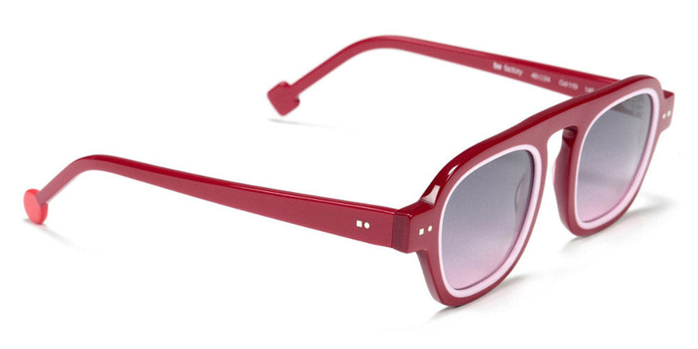 Sabine Be® Be Factory Sun SB Be Factory Sun 119 46 - Shiny Burgundy / Shiny Baby Pink Sunglasses