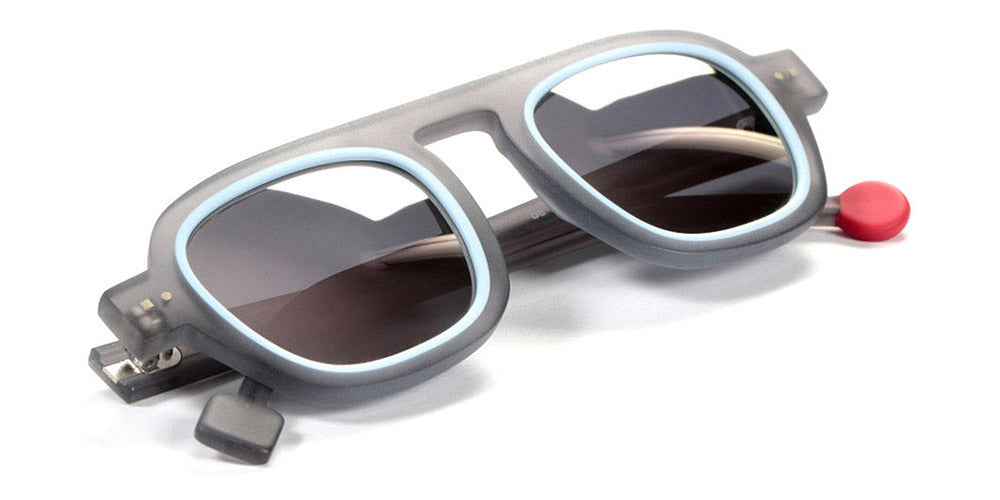 Sabine Be® Be Factory Sun SB Be Factory Sun 68 46 - Matte Baby Blue / Matte Translucent Gray Sunglasses