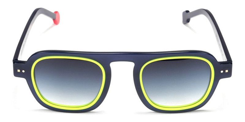 Sabine Be® Be Factory Sun SB Be Factory Sun 81 46 - Shiny Navy Blue / Shiny Neon Yellow Sunglasses