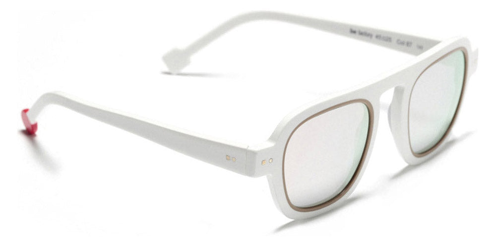 Sabine Be® Be Factory Sun SB Be Factory Sun 87 46 - Shiny White / Shiny Beige Sunglasses