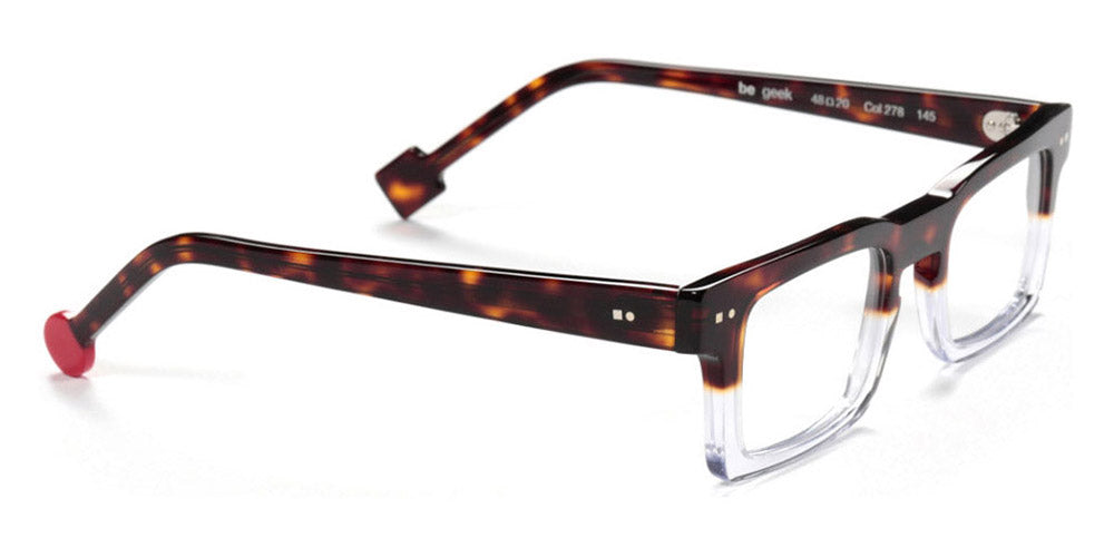 Sabine Be® Be Geek SB Be Geek 278 48 - Shiny Cherry Tortoise / Shiny Crystal Eyeglasses