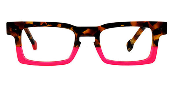 Sabine Be® Be Geek SB Be Geek 53 48 - Shiny Fawn Tortoise / Shiny Neon Pink Eyeglasses