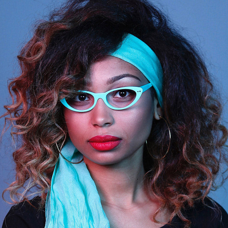 Sabine Be® Be Glam' SB Be Glam' 118 52 - Shiny Turquoise Eyeglasses