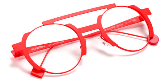 Sabine Be® Be Groovy Slim SB Be Groovy Slim 124 49 - Satin Neon Orange Eyeglasses
