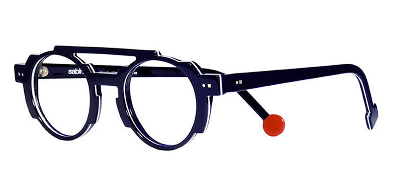Sabine Be® Be Groovy Swell SB Be Groovy Swell 167 49 - Shiny Midnight Blue / White / Shiny Navy Blue Eyeglasses