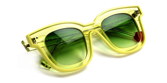 Sabine Be® Be Idol Line Sun SB Be Idol Line Sun 233 48 - Shiny Translucent Yellow / Shiny Solid Yellow Sunglasses