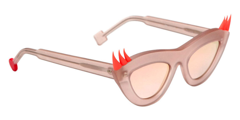 Sabine Be® Be Lashes Sun SB Be Lashes Sun 463 50 - Matt Translucent Nude / Neon Coral Sunglasses