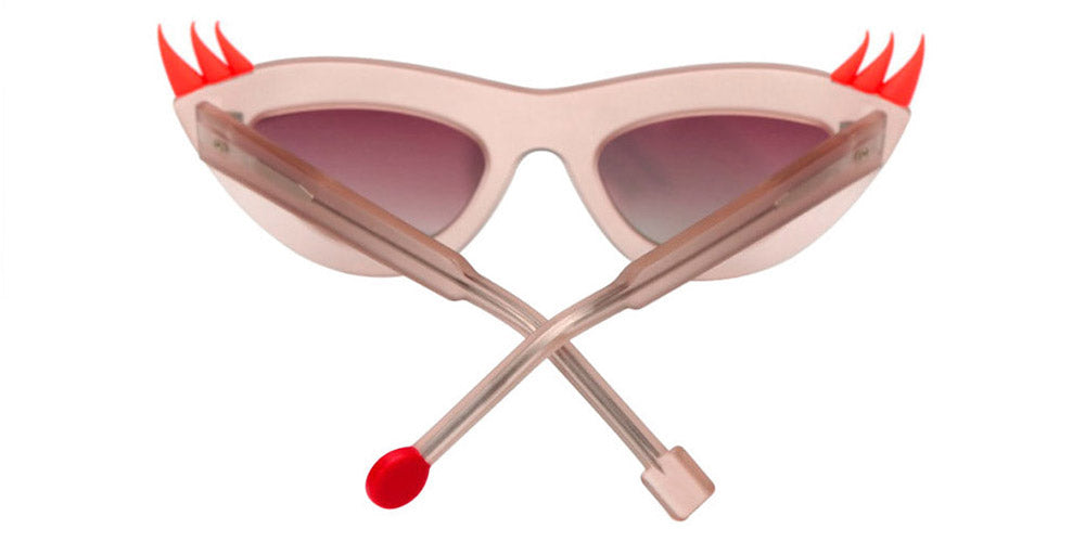 Sabine Be® Be Lashes Sun SB Be Lashes Sun 463 50 - Matt Translucent Nude / Neon Coral Sunglasses