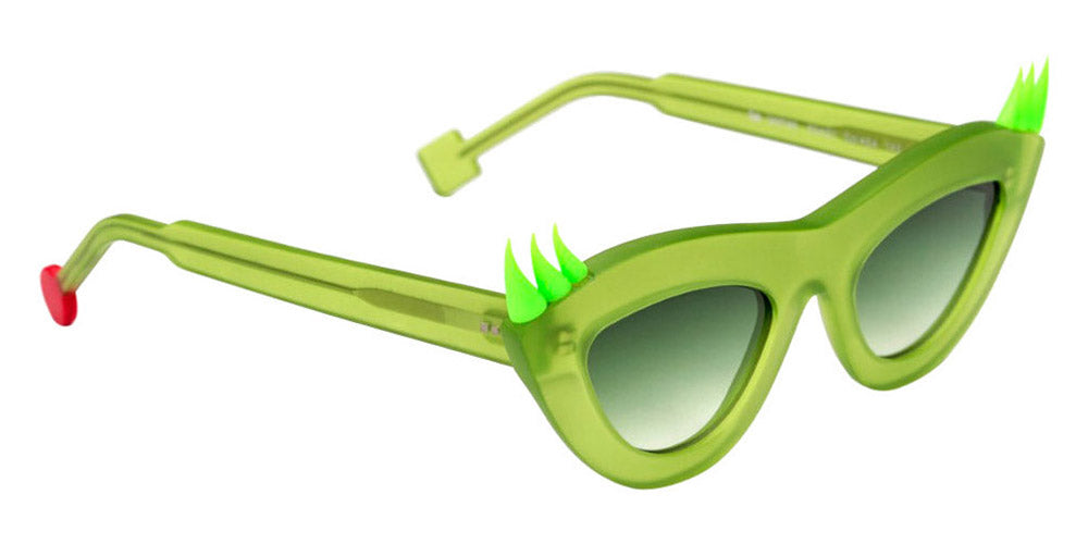 Sabine Be® Be Lashes Sun SB Be Lashes Sun 464 50 - Matt Translucent Lime / Neon Green Sunglasses