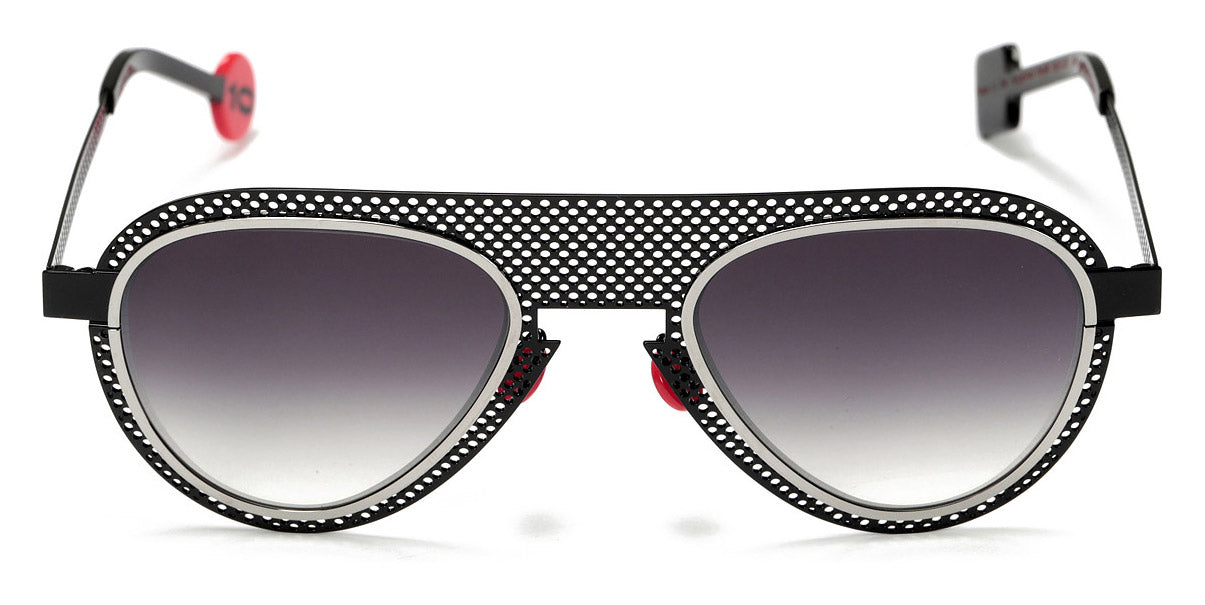 Sabine Be® Be Legend Hole Sun SB Be Legend Hole Sun black11 51 - Black Lacquered Perforated / Polished Ruthenium Sunglasses