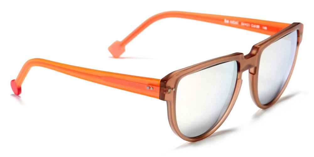 Sabine Be® Be Rebel Sun SB Be Rebel Sun 05 54 - Matte Translucent Beige / Matte Neon Translucent Orange Sunglasses