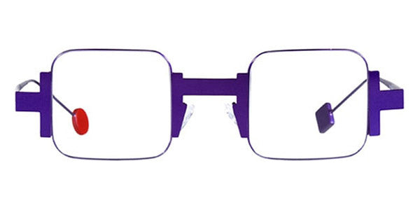 Sabine Be® Be Square Slim SB Be Square Slim 155 41 - Satin Neon Purple Eyeglasses