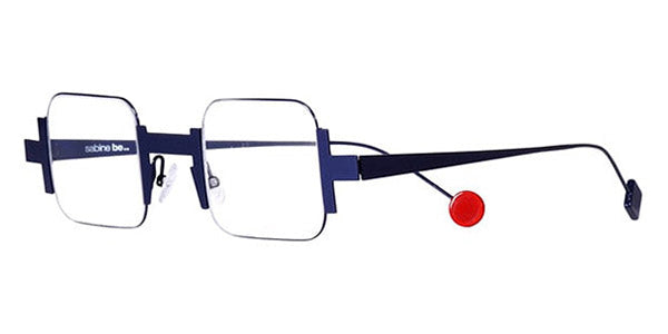 Sabine Be® Be Square Slim SB Be Square Slim 155 41 - Satin Neon Purple Eyeglasses