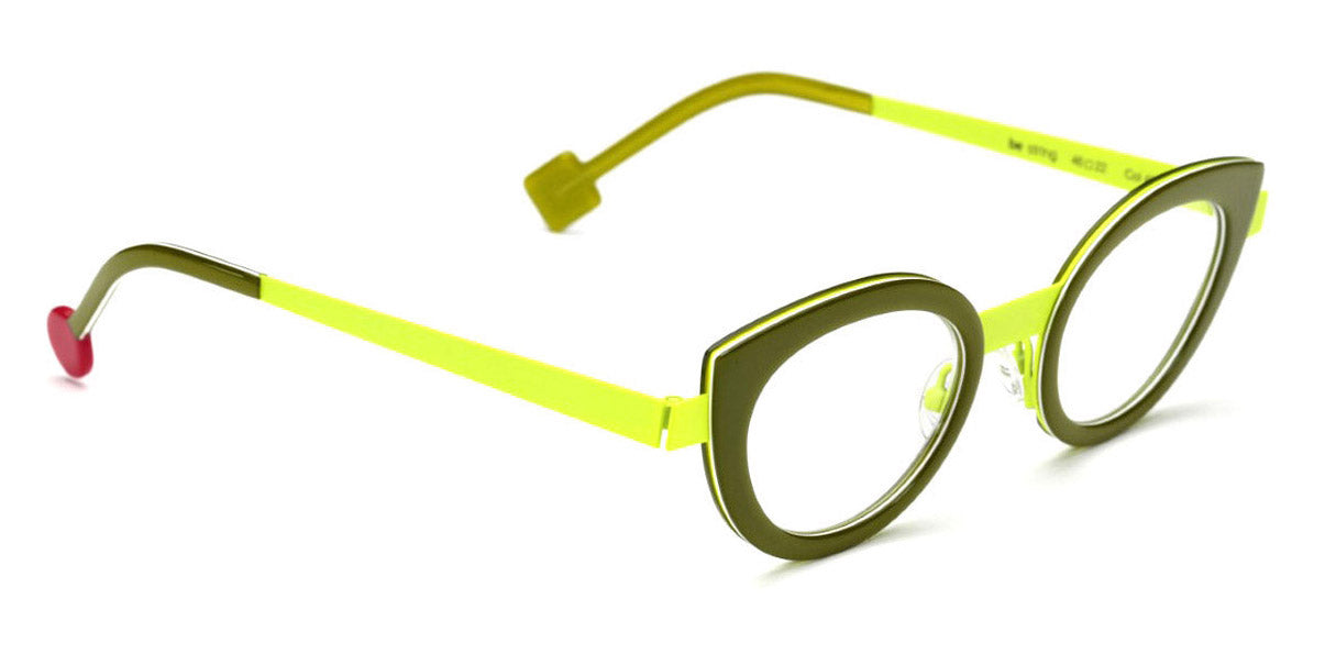 Sabine Be® Be String SB Be String 403 46 - Shiny Translucent Light Green / Neon Yellow Satin Eyeglasses