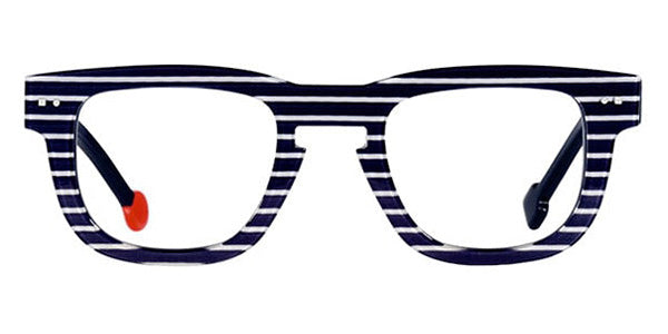Sabine Be® Be Swag Stripe SB Be Swag Stripe 187 47 - Shiny Navy Blue Fat Stripes Eyeglasses