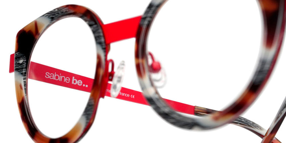 Sabine Be® Be Sweet SB Be Sweet 195 47 - Shiny Vintage Tortoise/ Satin Red Eyeglasses
