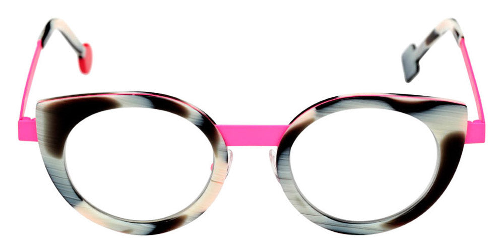 Sabine Be® Be Sweet SB Be Sweet 407 47 - Shiny Horn / Neon Pink Satin Eyeglasses