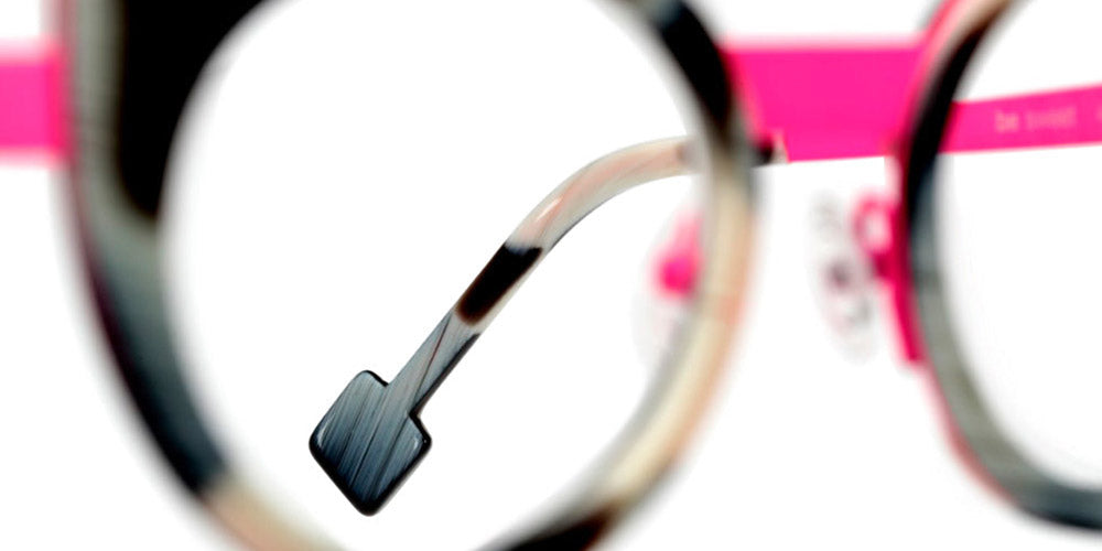Sabine Be® Be Sweet SB Be Sweet 407 47 - Shiny Horn / Neon Pink Satin Eyeglasses
