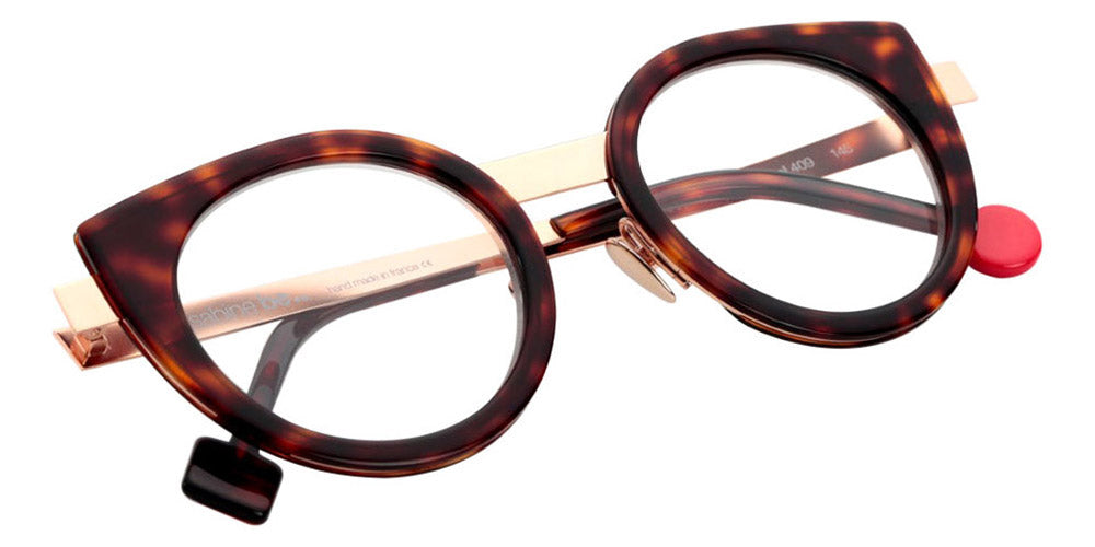 Sabine Be® Be Sweet SB Be Sweet 409 47 - Shiny Cherry Tortoise / Polished Rose Gold Eyeglasses