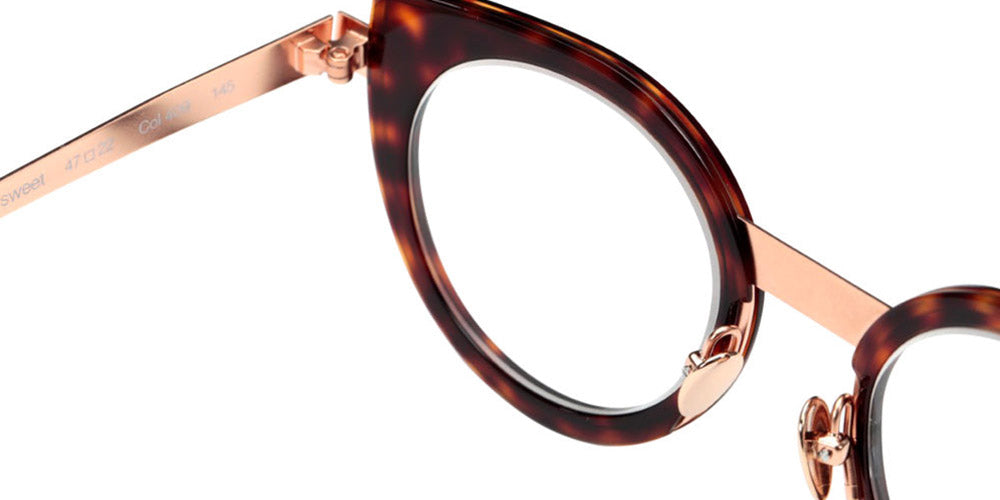 Sabine Be® Be Sweet SB Be Sweet 409 47 - Shiny Cherry Tortoise / Polished Rose Gold Eyeglasses