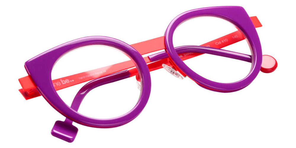 Sabine Be® Be Sweet SB Be Sweet 410 47 - Shiny Violine / Neon Orange Satin Eyeglasses