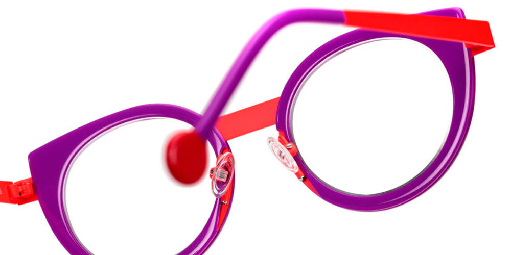 Sabine Be® Be Sweet SB Be Sweet 410 47 - Shiny Violine / Neon Orange Satin Eyeglasses