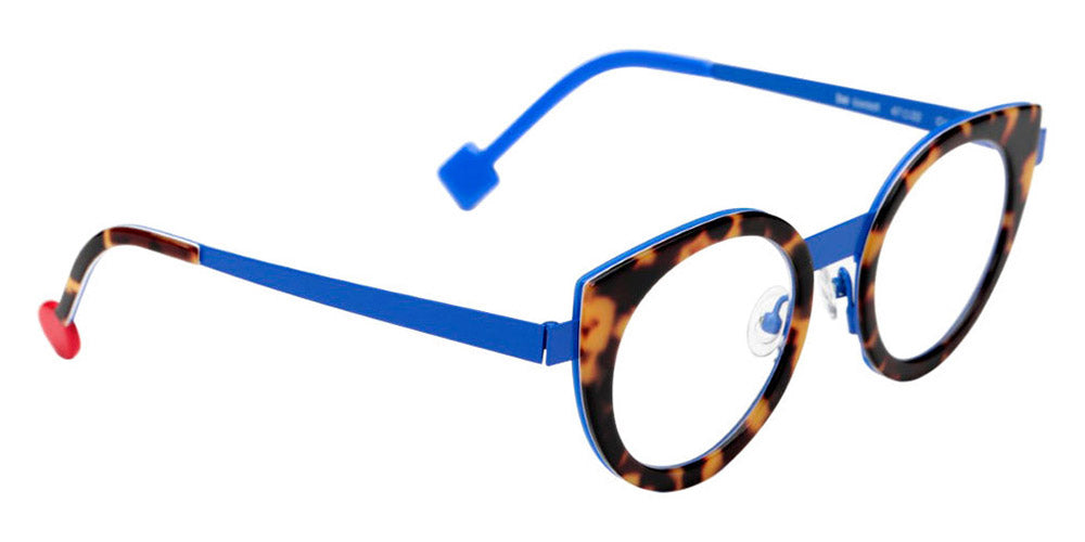Sabine Be® Be Sweet SB Be Sweet 411 47 - Shiny Tokyo Tortoise / Satin Majorelle Blue Eyeglasses
