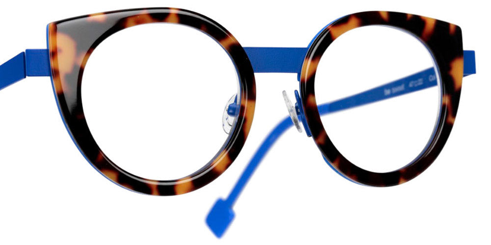 Sabine Be® Be Sweet SB Be Sweet 411 47 - Shiny Tokyo Tortoise / Satin Majorelle Blue Eyeglasses