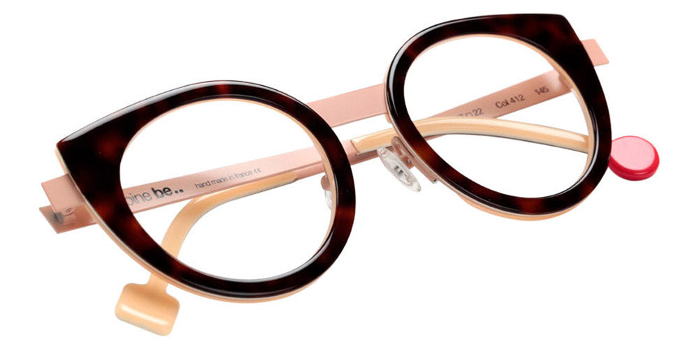 Sabine Be® Be Sweet SB Be Sweet 412 47 - Shiny Auburn Tortoise / Satin Nude Eyeglasses
