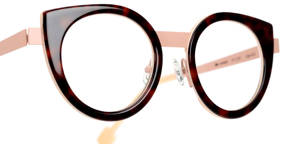 Sabine Be® Be Sweet SB Be Sweet 412 47 - Shiny Auburn Tortoise / Satin Nude Eyeglasses