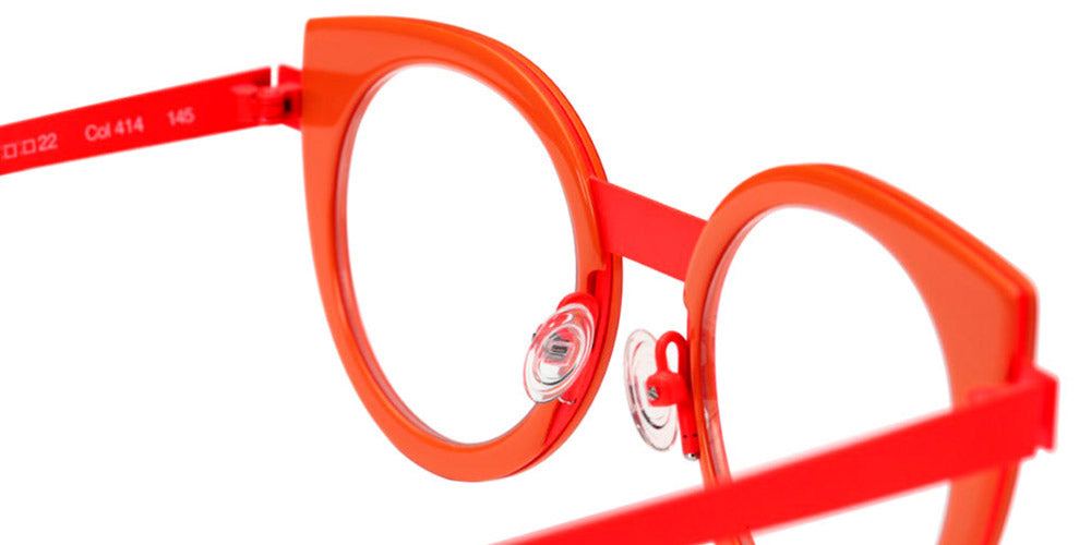 Sabine Be® Be Sweet SB Be Sweet 414 47 - Shiny Orange / Neon Orange Satin Eyeglasses