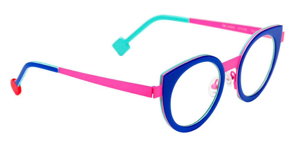 Sabine Be® Be Sweet SB Be Sweet 415 47 - Shiny Majorelle Blue / Neon Pink Satin Eyeglasses