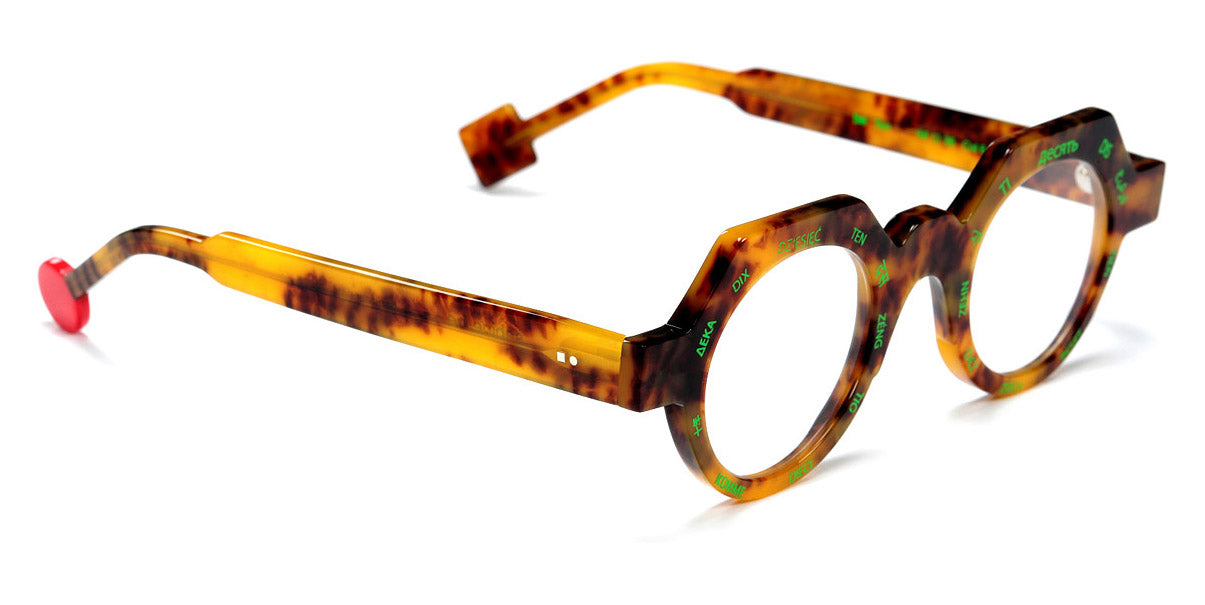 Sabine Be® Be Ten SB Be Ten 649 44 - Shiny Tortoiseshell / Neon Green Eyeglasses