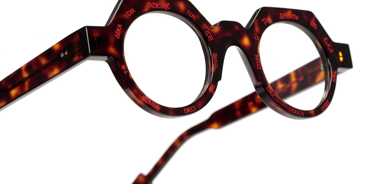 Sabine Be® Be Ten SB Be Ten 650 44 - Shiny Cherry Tortoiseshell / Neon Orange Eyeglasses