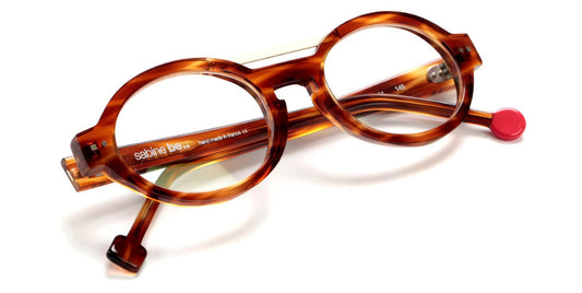 Sabine Be® Be Trendy SB Be Trendy 64 49 - Shiny Blonde Veined Tortoise / Satin Ivory Eyeglasses