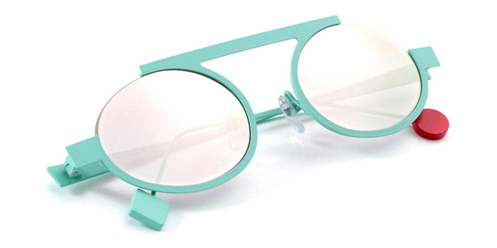 Sabine Be® Be Trust Slim Sun SB Be Trust Slim Sun 125 49 - Satin Turquoise Sunglasses