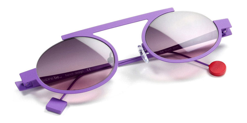 Sabine Be® Be Trust Slim Sun SB Be Trust Slim Sun 209 49 - Satin Purple Sunglasses