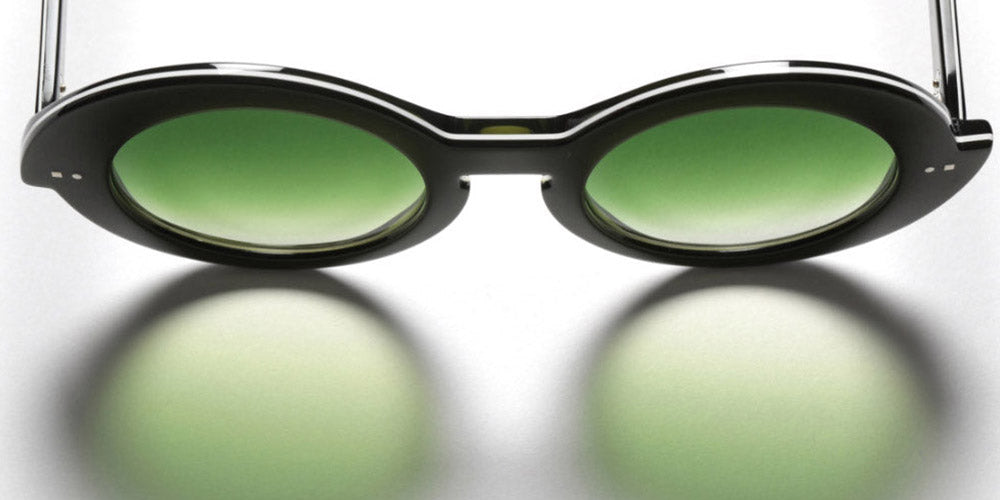 Sabine Be® Be Val De Loire Sun SB Be Val De Loire Sun 170 51 - Shiny Translucent Dark Green / White / Shiny Translucent Dark Green Sunglasses
