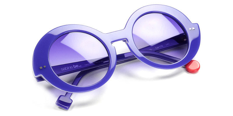 Sabine Be® Be Val De Loire Sun SB Be Val De Loire Sun 179 51 - Shiny Translucent Purple / White / Shiny Translucent Purple Sunglasses