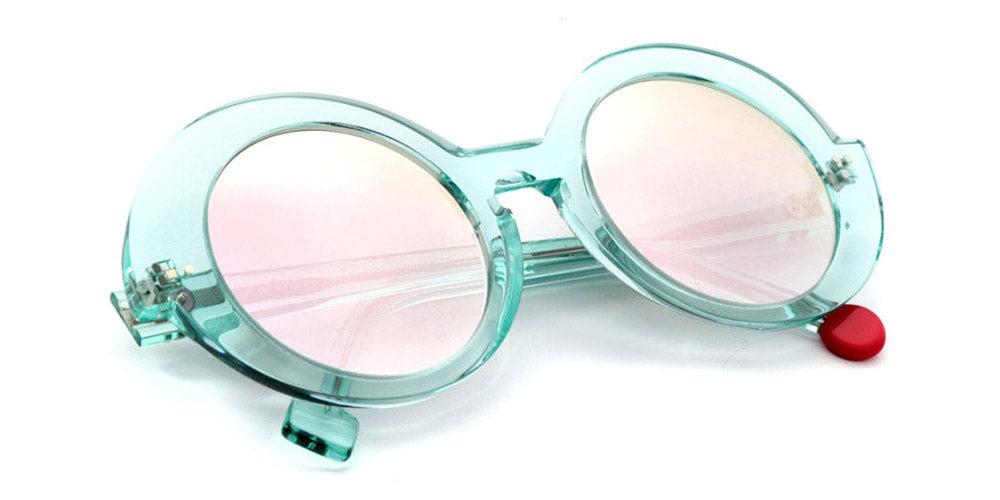 Sabine Be® Be Val De Loire Sun SB Be Val De Loire Sun 353 51 - Shiny Translucent Turquoise Sunglasses